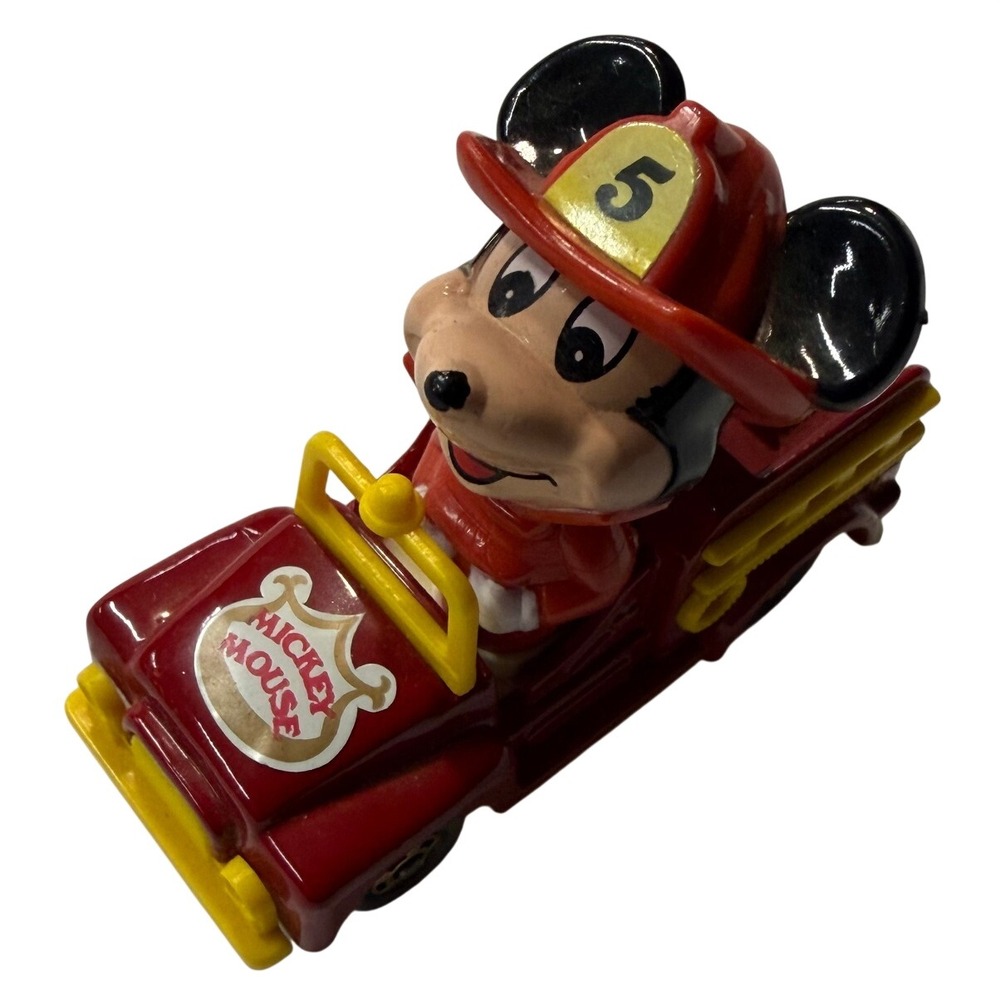 Vintage Tomy Mickey Mouse Fire Truck